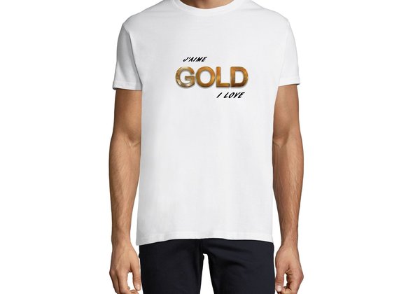 T-shirt GOLD j'aime