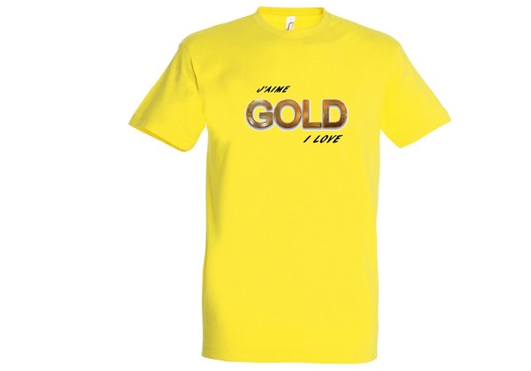 T-shirt GOLD j'aime